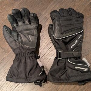 Black Insulated Women's Gloves